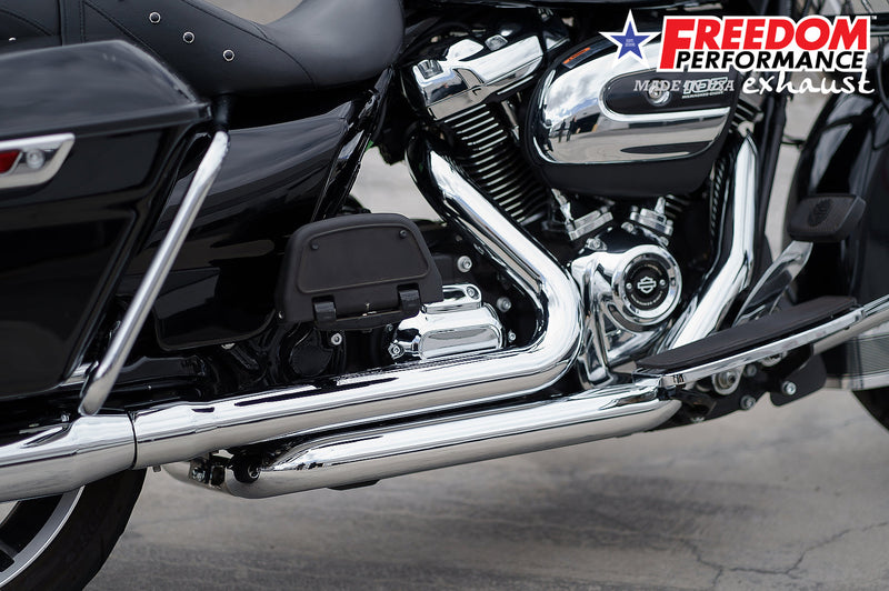 FREEDOM EXHAUST -  TOURING RIGHT SIDE TUCK & UNDER TRUE-DUAL HEADERS