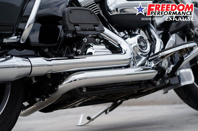 FREEDOM EXHAUST -  TOURING RIGHT SIDE TUCK & UNDER TRUE-DUAL HEADERS