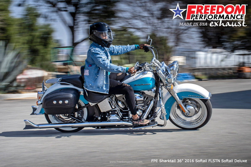 FREEDOM EXHAUST -  SOFTAIL 2.5" CLASSIC SLIP-ONS 1997-2017 *FITS FREEDOM HEADERS ONLY*