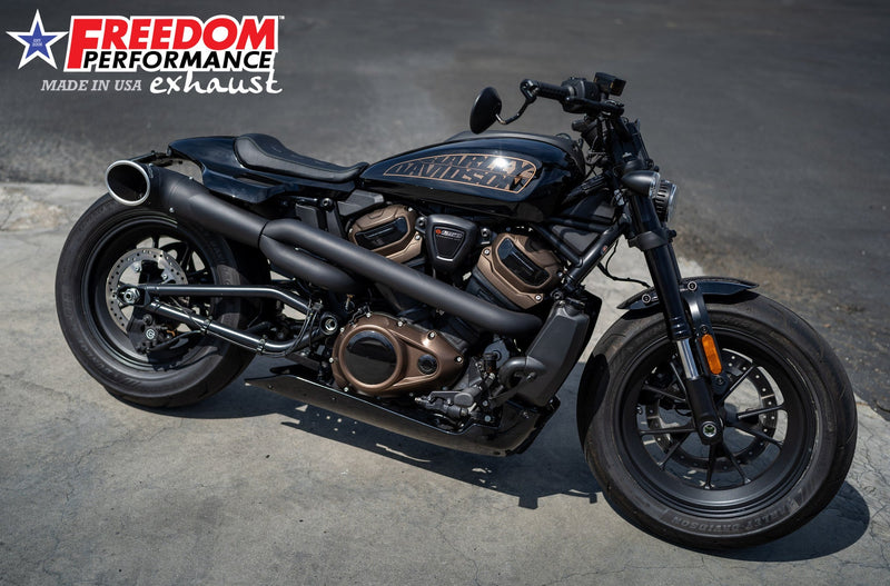 FREEDOM EXHAUST - SPORTSTER S 2-INTO-1 TURN-OUT HIGH