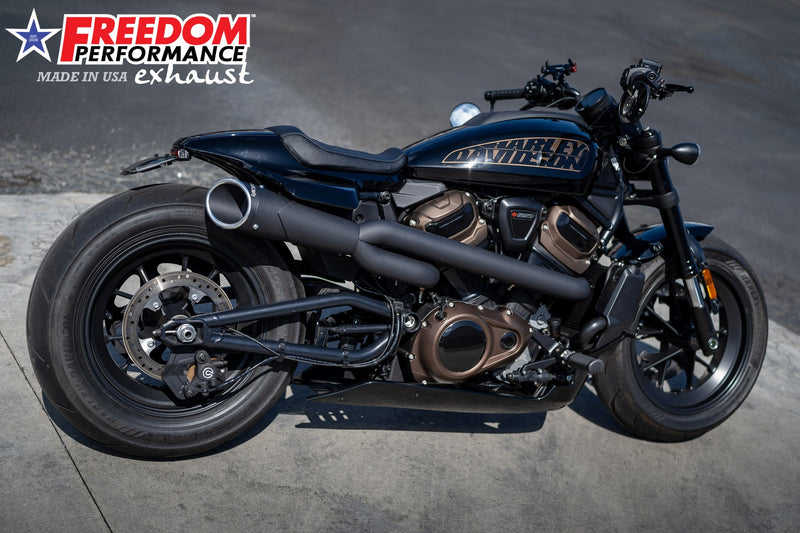 FREEDOM EXHAUST - SPORTSTER S 2-INTO-1 COMBAT SHORTY HIGH