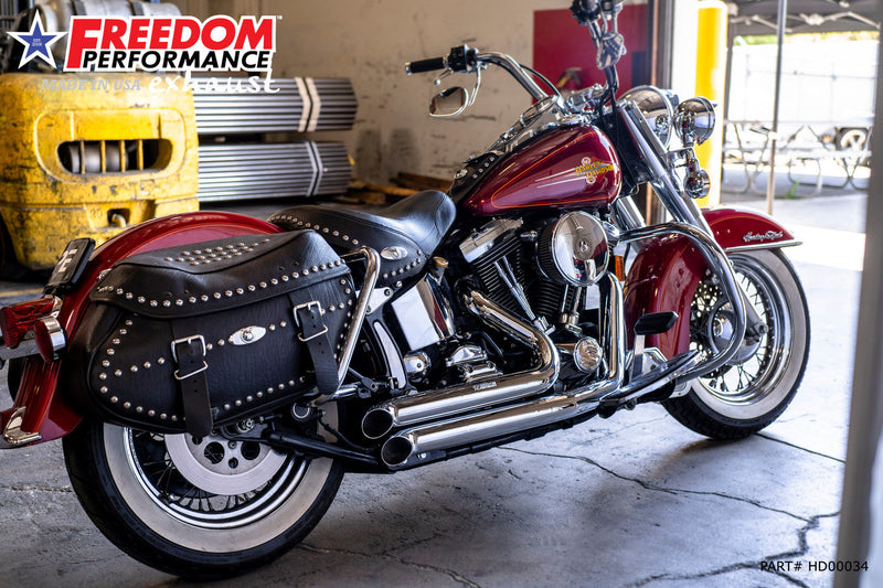 FREEDOM EXHAUST -  SOFTAIL DECLARATION TURN-OUTS