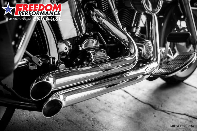 FREEDOM EXHAUST -  SOFTAIL DECLARATION TURN-OUTS