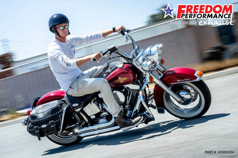 FREEDOM EXHAUST -  SOFTAIL DECLARATION TURN-OUTS