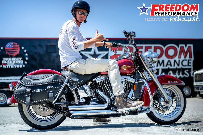 FREEDOM EXHAUST -  SOFTAIL DECLARATION TURN-OUTS