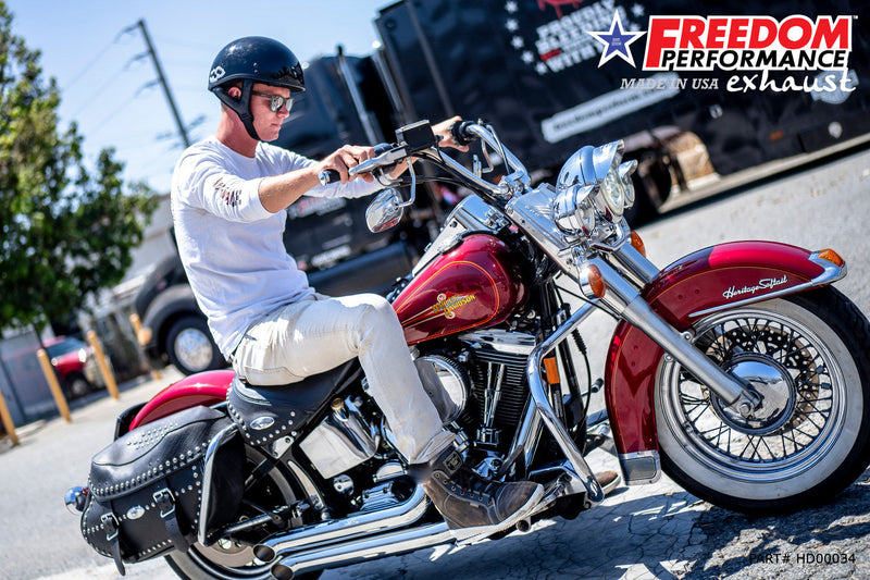 FREEDOM EXHAUST -  SOFTAIL DECLARATION TURN-OUTS