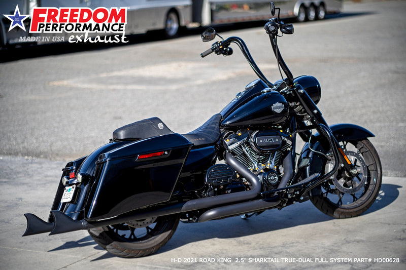 FREEDOM EXHAUST -  TOURING 2.5" SHARKTAIL M8 TRUE-DUAL FULL SYSTEM 2017-PRESENT