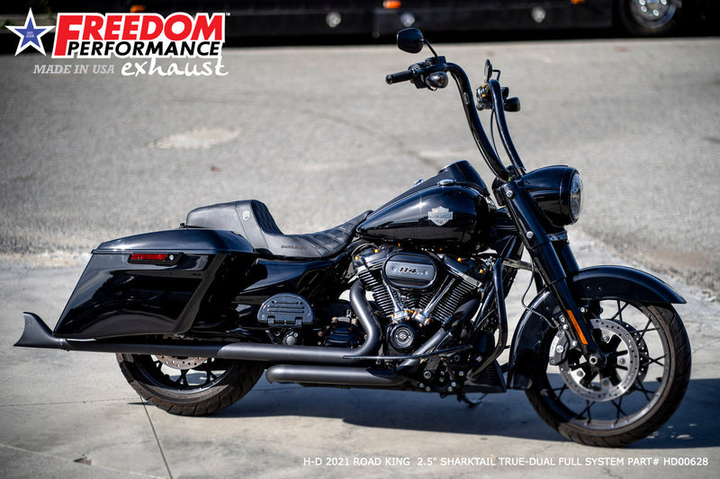 FREEDOM EXHAUST -  TOURING 2.5" SHARKTAIL M8 TRUE-DUAL FULL SYSTEM 2017-PRESENT
