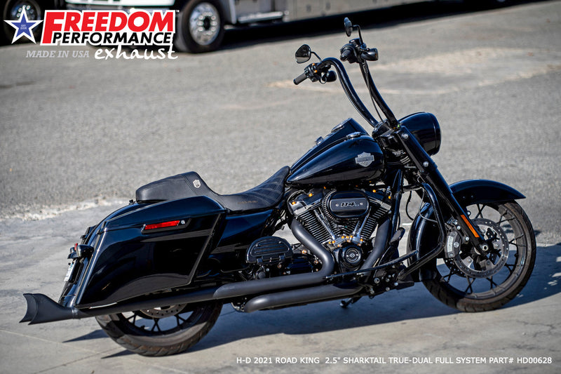 FREEDOM EXHAUST -  TOURING 2.5" SHARKTAIL M8 TRUE-DUAL FULL SYSTEM 2017-PRESENT