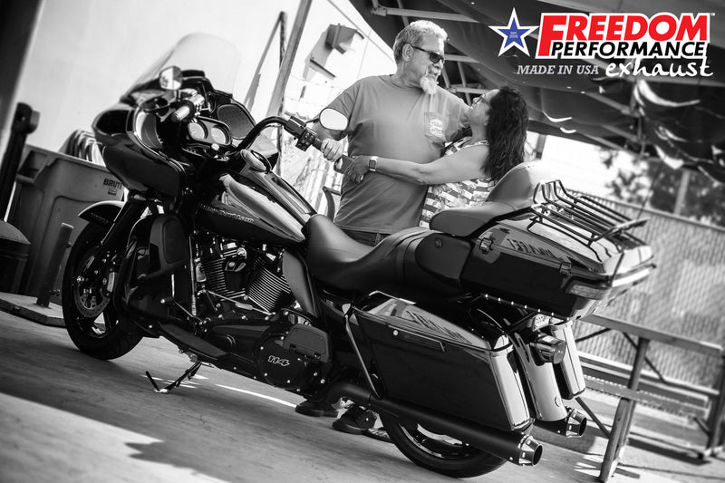 FREEDOM EXHAUST -  TOURING RIGHT SIDE TUCK & UNDER TRUE-DUAL HEADERS