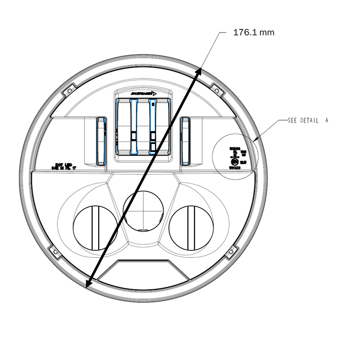 CUSTOM DYNAMICS 7" Probeam LED Headlamp - Indian - Black