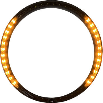 CUSTOM DYNAMICS ProBEAM® Headlight Turn Signal Ring Trim - Standard - Amber / White