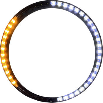 CUSTOM DYNAMICS ProBEAM® Turn Signal Ring Trim - Sequential - Amber / White