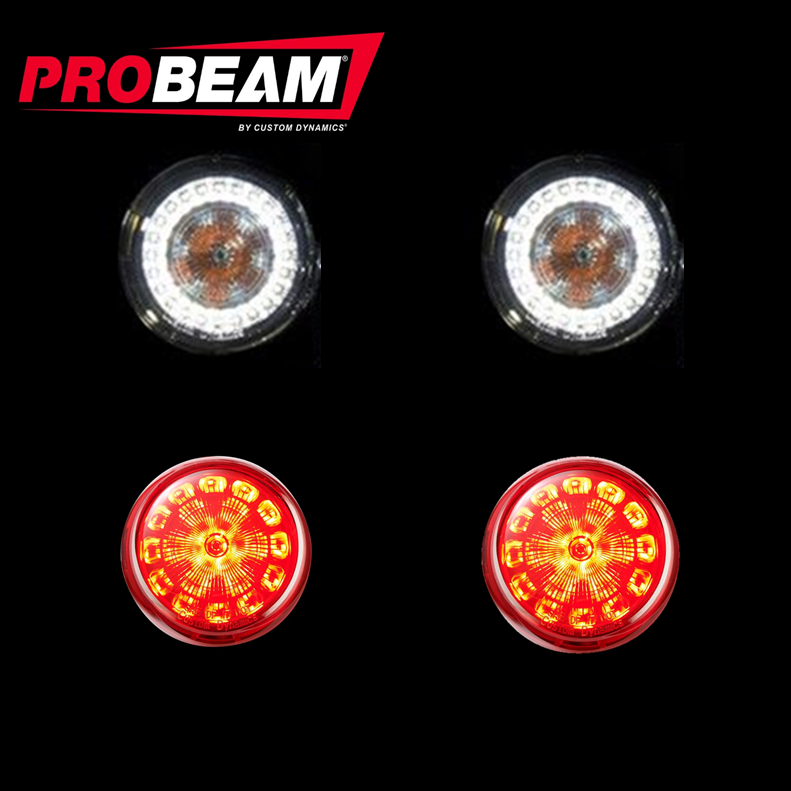 CUSTOM DYNAMICS ProBEAM® LED Front and Rear Turn Signal Conversion Kit