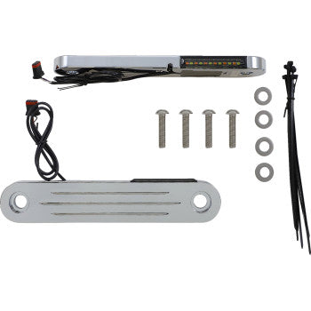 CUSTOM DYNAMICS ProBEAM® Dynamic Strips™ V2 Front Turn Signals - Chrome