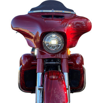 CUSTOM DYNAMICS ProBEAM® Dynamic Strips™ V2 Front Turn Signals - Black