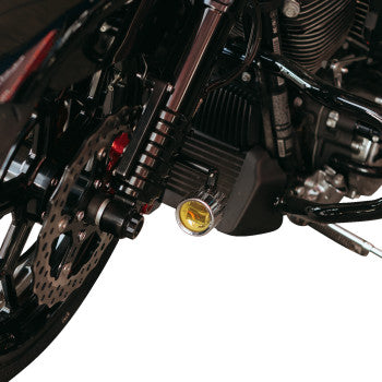 CUSTOM DYNAMICS ProBEAM® LED Halo Fog Lights - Chrome - Yellow Lens