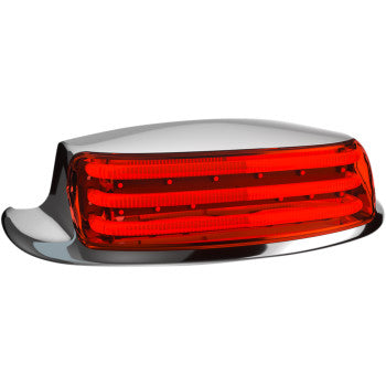 CUSTOM DYNAMICS ProBEAM® LED Fender Tip Light - Red Lens - Chrome