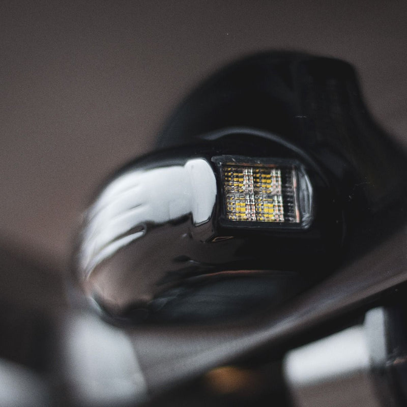 CUSTOM DYNAMICS ProBEAM Road Glide Amber/White Turn Signals - Gloss Black