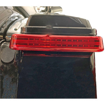 CUSTOM DYNAMICS Saddlebag Lights - SS8 - Black/Red