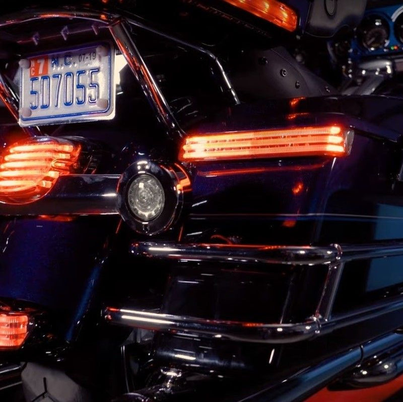 CUSTOM DYNAMICS ProBEAM® LED Sequential BAGZ™ Saddlebag Lights - Black - Smoke