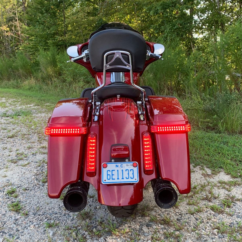 CUSTOM DYNAMICS ProBEAM® LED Sequential BAGZ™ Saddlebag Lights - Black - Smoke
