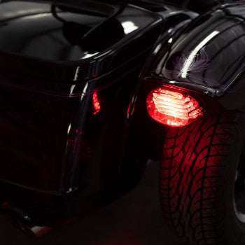 CUSTOM DYNAMICS Taillight - without License Plate Illumination Window - Smoke