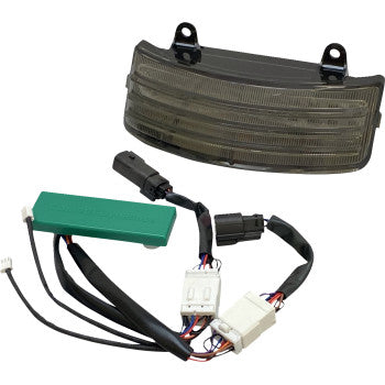 CUSTOM DYNAMICS Dual-Intensity LED TriBar Taillight - '10-'13 - Smoke