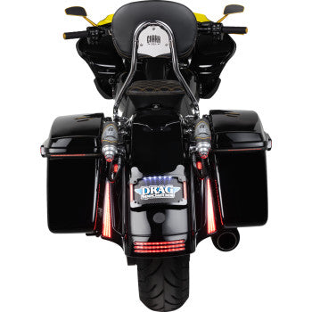 CUSTOM DYNAMICS Dual-Intensity LED TriBar Fender Taillight - Smoke - '14-'24 Touring