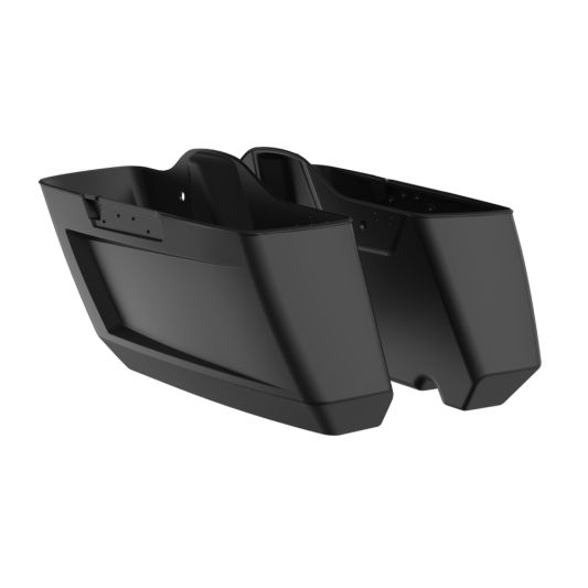 ADVANBLACK Holeshot Chopped Saddlebags Bottoms for '14-'23 Harley Touring - Unpainted