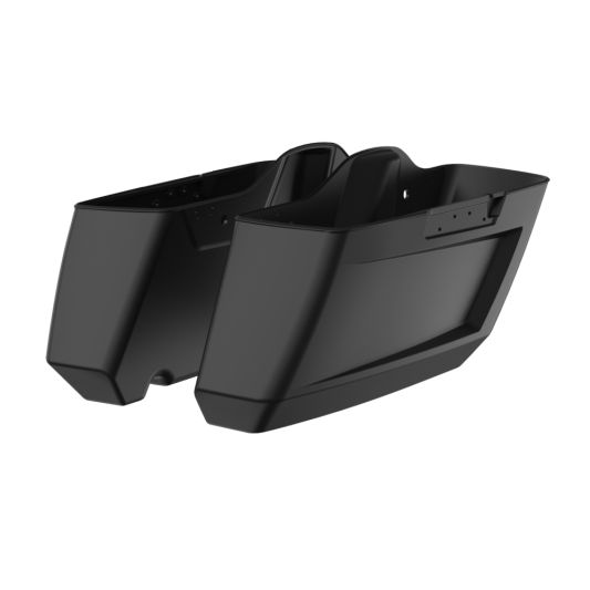 ADVANBLACK Holeshot Chopped Saddlebags Bottoms for '14-'23 Harley Touring - Unpainted