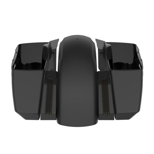 ADVANBLACK Holeshot Chopped Bagger Kit for '14-'23 Harley Touring - Unpainted with Smoke Lenses