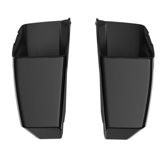 ADVANBLACK Holeshot Chopped Saddlebags Bottoms for '14-'23 Harley Touring - Vivid Black