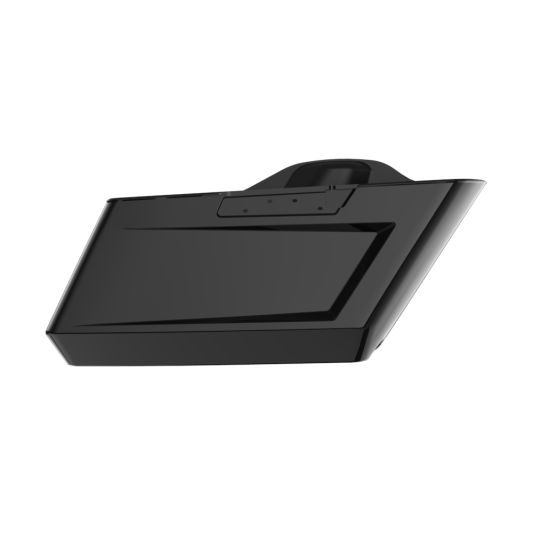 ADVANBLACK Holeshot Chopped Saddlebags Bottoms for '14-'23 Harley Touring - Vivid Black