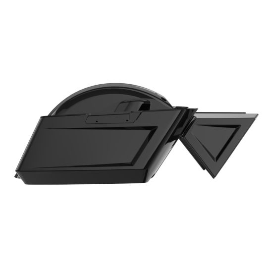 ADVANBLACK Holeshot Chopped Bagger Kit for '14-'23 Harley Touring - Unpainted with Red Lenses