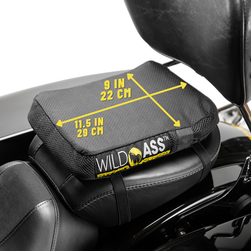WILD ASS Cushion - Air Seat - Air Gel - Pillion - Black