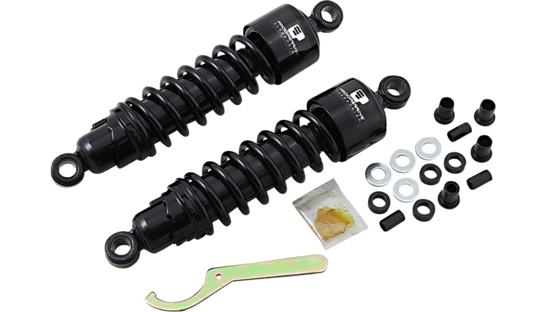 PROGRESSIVE SUSPENSION 412 Series Shock - 12" - Standard - Black - 412 - '06-'24 TOURING