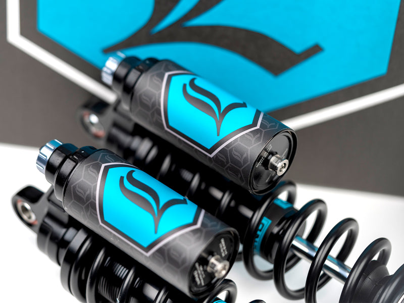 LEGEND SUSPENSION REVO ARC Piggyback Rear Shocks Motorcycle for 1999-2017 Dyna