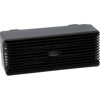 ULTRACOOL 3.0 Below Regulator Mount Oil Cooler with Fan Kit - Flat Black - Touring '94-'08