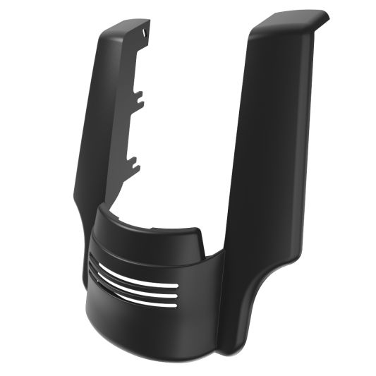 ADVANBLACK Stretched Rear Fender Extension Dual Exhaust Cutout For '09-'23 Harley Davidson Touring - Unpainted