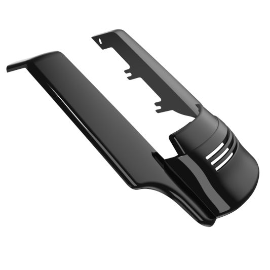 ADVANBLACK Stretched Rear Fender Extension Dual Exhaust Cutout For '09-'23 Harley Davidson Touring - Vivid Black