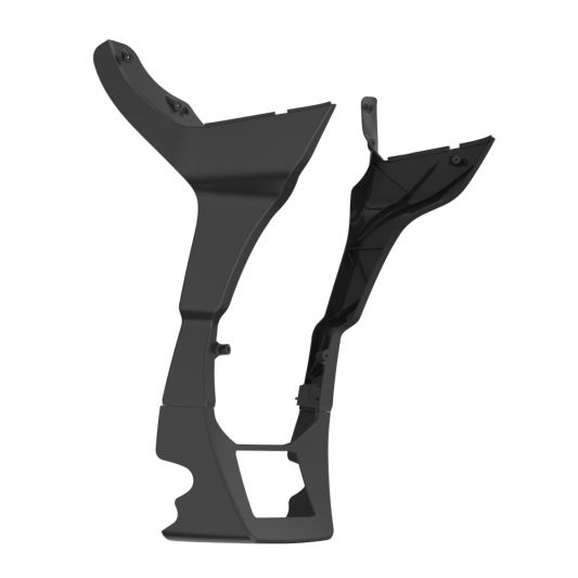 ADVANBLACK Fairing Spoiler Kit for 2017-2023 Road Glide - Vivid Black