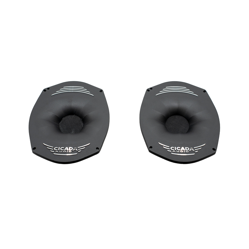 CICADA AUDIO - 300W RMS -  RR3T 6×9-INCH PLATE WITH 3-INCH HORN TWEETERS – 8Ω – PAIR