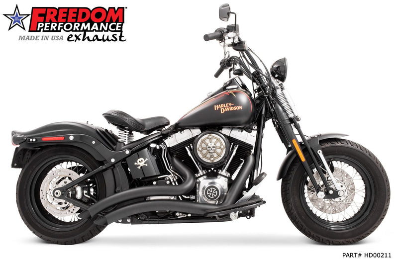FREEDOM EXHAUST - SOFTAIL SHARP CURVE RADIUS (BUNDLE) 1986 to 2017
