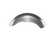 RWD V-Twin brushed metal motorcycle fender with pre-drilled mounting holes.