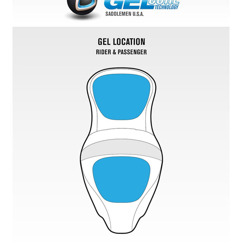 SADDLEMEN - Roadsofa™ Seat - with Backrest - Plain - FLRT/FLTRT '15-'25