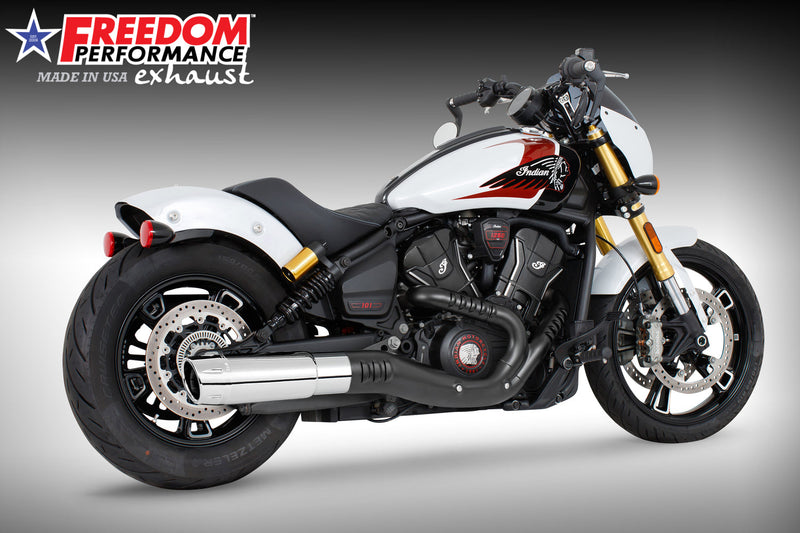 INDIAN 2025-PRESENT SCOUT 101-CLASSIC-SUPER-SPORT-BOBBER 4.5" 2-STEP SLIP-ON BUNDLE