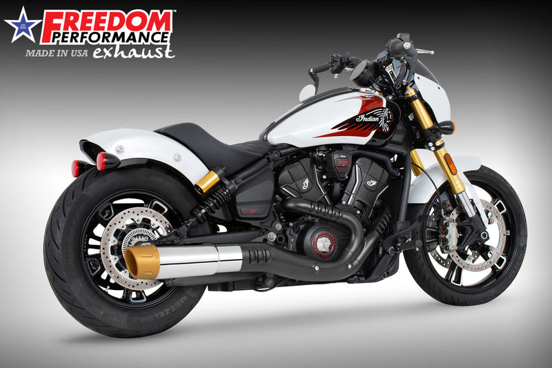 INDIAN 2025-PRESENT SCOUT 101-CLASSIC-SUPER-SPORT-BOBBER 4.5" 2-STEP SLIP-ON BUNDLE