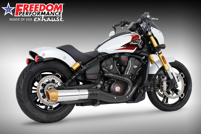 INDIAN 2025-PRESENT SCOUT 101-CLASSIC-SUPER-SPORT-BOBBER 4.5" 2-STEP SLIP-ON BUNDLE