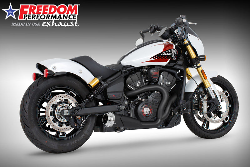 INDIAN 2025-PRESENT SCOUT 101-CLASSIC-SUPER-SPORT-BOBBER 4.5" 2 INTO 1 SHORTY BUNDLE